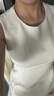 GARNUO白色連衣裙子女夏季2026新款法式高級感無(wú)袖背心收腰顯瘦禮服長(cháng)裙 白色【無(wú)袖長(cháng)款】 M 【101-110斤】 曬單實(shí)拍圖