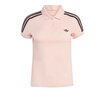 阿迪達斯（adidas）三葉草系列 女 3S POLO 短袖POLO KD3699 粉色 S 曬單實(shí)拍圖