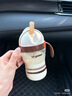 世喜兒童吸管杯奶瓶1-3歲大寶寶學(xué)飲水杯嬰兒PPSU牛奶杯水杯重力球 曬單實(shí)拍圖