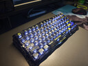 重力星球破繭75機械鍵盤(pán)電競游戲無(wú)線(xiàn)有線(xiàn)藍牙三模gasket客制化側刻辦公鍵盤(pán)GS K1 LITE 探索黑 曬單實(shí)拍圖