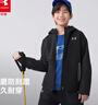 安德瑪（Under Armour）童裝兒童外套秋冬季男女童加絨保暖防潑水梭織連帽外套253122804 曬單實(shí)拍圖