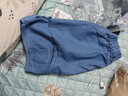 嘟嘟家【天絲軟牛仔】男童牛仔褲夏款薄款兒童短褲夏季寶寶五分褲休閑款 牛仔藍 110 曬單實(shí)拍圖