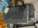 百利文H1816深灰色商務(wù)加寬立體會(huì )議包電腦包男女士出差手提包公文包手提袋文件收納袋資料袋辦公會(huì )議袋 曬單實(shí)拍圖