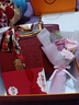 香微送媽媽生日禮物實(shí)用40喜婆婆母親婚包50歲60長(cháng)輩女士手提包包女包 紅色【禮袋禮盒裝+花束絲巾】 【送長(cháng)輩的暖心禮物】 曬單實(shí)拍圖