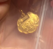 六福珠寶 黃金吊墜長(cháng)命百歲鎖足金寶寶兒童周歲禮不含項鏈 計價(jià) 約1.93克 曬單實(shí)拍圖