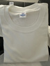 戰浩【2件】純棉短袖t恤男夏季衣服圓領(lǐng)半袖寬松白上衣純色打底衫體恤 白色+白色 4XL 建議【175-195斤】 曬單實(shí)拍圖