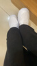 喬丹女鞋板鞋春夏季透氣運動(dòng)鞋休閑潮流空軍一號厚底增高小白鞋 曬單實(shí)拍圖