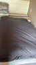 無(wú)印良品全棉被套單件100%純棉被罩雙人被單 200*230cm深灰淺灰 曬單實(shí)拍圖