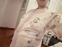 貓人月子服【純棉100%帶胸墊】可調褲腰免脫哺乳孕婦睡衣產(chǎn)后長(cháng)袖全棉 曬單實(shí)拍圖
