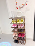 小匠材鞋架門(mén)口多層家用鞋柜小型入戶(hù)宿舍出租房簡(jiǎn)易收納置物架子7層 曬單實(shí)拍圖