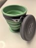 M Square折疊杯子便攜旅行硅膠杯食品級洗漱口露營(yíng)戶(hù)外野餐寶寶碗 復古綠 曬單實(shí)拍圖