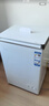 海爾（Haier）100L單溫冰柜小型家用小冰柜減霜一級能效冷藏冷凍轉換深冷冷柜小冰箱BC/BD-100GHW9D國家補貼 曬單實(shí)拍圖