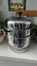 蘇泊爾SUPOR 蒸鍋真味鮮不銹鋼雙層復底26cm蒸魚(yú)鍋加高鍋蓋蒸籠EZ26BS04 曬單實(shí)拍圖