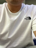 北面（The North Face）北面休閑短袖男女款舒適寬松半袖戶(hù)外休閑運動(dòng)T恤 白色 M 曬單實(shí)拍圖