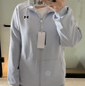 安德瑪（Under Armour）兒童童裝外套春秋季舒適休閑百搭立領(lǐng)針織彈力運動(dòng)夾克253313118 光暈灰 170 曬單實(shí)拍圖