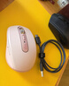 羅技（Logitech）大師系列 MX Anywhere 3S 靜音鼠標 無(wú)線(xiàn)藍牙雙模鼠標 商務(wù)辦公 便攜鼠標 茱萸粉 接收器另購 曬單實(shí)拍圖
