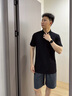 海瀾之家（送親友禮袋裝）POLO衫男2026夏季新款翻領(lǐng)短袖體恤純色簡(jiǎn)約上衣 黑色D6 M (170) 建議125-136斤 曬單實(shí)拍圖