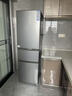 Haier海爾冰箱小型三開(kāi)門(mén)冰箱家用小冰箱一新等級能效大容量冷藏冷凍出租房省電冰箱統帥海爾出品 218升三門(mén)三溫家用節能省電冰箱 曬單實(shí)拍圖
