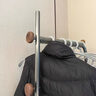卡登蘭不銹鋼掛衣架臥室落地衣架家用客廳高級金屬衣帽架簡(jiǎn)易房間置物架 灰色收納盒  北美黑胡桃木 曬單實(shí)拍圖