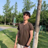 啄木鳥短袖t恤男夏季中國風男士棉麻v領半袖潮體恤上衣服男裝夏裝 墨綠色 2XL 曬單實拍圖