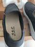 布舍元（BUSHEYUAN）休閑帆布鞋老北京布鞋一腳蹬懶人板鞋單鞋男士331-1711 黑色 41 曬單實(shí)拍圖