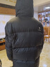 駱駝（CAMEL）[黑鉆3.0]羽絨服男90%絨保暖時(shí)尚顯瘦高蓬羽絨服女 A13CAPN110A5，幻影黑 ，中性（金箔內） XL 曬單實(shí)拍圖