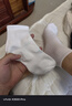 【新疆長(cháng)絨棉】精梳棉襪子男女同款運動(dòng)抗菌吸汗耐磨舒適透氣高棉 白色 5雙 均碼 【中筒】 曬單實(shí)拍圖