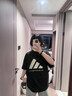 阿迪達斯（adidas）男女 籃球系列 ADIDAS SS TEE 短袖T恤 KB7560 黑色 XS 曬單實(shí)拍圖