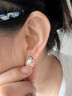 唯一（Winy）一周耳釘純銀針女士輕奢耳飾套裝2026新款生日禮物送女朋友老婆 曬單實(shí)拍圖