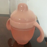 愛(ài)咔威（IKV）兒童水杯 硅膠學(xué)飲吸管嬰幼兒鴨嘴吸嘴杯學(xué)飲兩用 鴨嘴吸嘴兩用-小粉瓶 160ml 曬單實(shí)拍圖