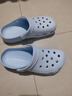 潔麗雅護士洞洞鞋女夏季2026新款涼鞋外穿防滑手術(shù)室醫護包頭涼拖鞋男夏 天空藍 38-39 【標準碼】 曬單實(shí)拍圖
