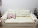 秀帛奶油風(fēng)布藝沙發(fā)客廳現代簡(jiǎn)約大小戶(hù)型輕奢科技布三四人位直排沙發(fā) 免洗科技布+羽絨絲綿座包 三人位 2.1m 曬單實(shí)拍圖