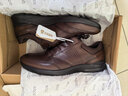 愛(ài)步（ECCO）休閑皮鞋男 牛皮運動(dòng)鞋 歐文511734 55738棕色(建議正碼正拍) 曬單實(shí)拍圖
