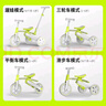 酷騎兒童三輪車(chē)K3腳踏車(chē)1-4歲遛娃神器可折疊手推車(chē)1車(chē)5用周歲禮物 曬單實(shí)拍圖
