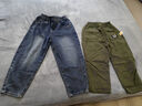 左西男童牛仔褲兒童褲子春裝2026新款男孩春裝中大童長(cháng)褲 牛仔色 140 曬單實(shí)拍圖