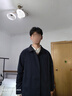 馬登工裝撞色巴爾瑪肯風(fēng)衣男美式休閑寬松中長(cháng)款男士大衣全天候外套春 藏青色 【潮流上衣/高級感痞帥】 XL 曬單實(shí)拍圖
