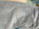 太平鳥(niǎo)男裝夏季淺色錐形牛仔褲男褲子B2HAD2E07 藍色1（錐型） 2XL 曬單實(shí)拍圖