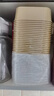 佳馳一次性飯盒加厚750ml*20套牛皮紙餐盒方形紙碗外賣(mài)露營(yíng)打包盒餐具 曬單實(shí)拍圖