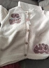 古今（GUJIN）卡通小熊半邊絨睡衣女秋冬家居服睡褲保暖大碼開(kāi)衫可外穿套裝 曬單實(shí)拍圖