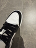 Jordan男女休閑鞋 AJ1熊貓 JORDAN 1運動(dòng)鞋DC0774-101黑白40.5 曬單實(shí)拍圖