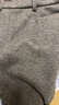 夢(mèng)舒雅醋酸羊毛混紡九分直筒褲冬季加厚高腰顯瘦小個(gè)子首選休閑褲子 曬單實(shí)拍圖