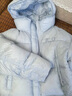 茵曼2025冬季女裝新款快熱紗泡芙無(wú)膽羽絨服立體絨包短款保暖外套 海藍色 L 166-170cm /111-120斤 曬單實(shí)拍圖