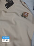 皮爾卡丹（pierre cardin）男士衛衣春秋款長(cháng)袖T恤加絨加厚新款刺繡拼接潮流青年上衣打底衫 T662卡其 2XL 【適合140-155斤】 曬單實(shí)拍圖