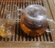 高茗 玻璃泡茶壺加厚耐高溫透明煮茶器花茶壺茶水分離泡茶家用壺 企潤壺400ml【加厚】+2杯100ml 曬單實(shí)拍圖