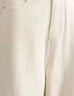 美麗衣櫥米白色高街寬松闊腿直筒牛仔褲女2026春夏百搭休閑純棉褲子女 曬單實拍圖
