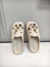 利達妮（TZLDN）eva洞洞鞋女士外穿防滑夏季防臭踩屎感家居家用沙灘涼鞋包頭拖鞋 小熊基地(12個(gè)) 38-39 【標準碼】 曬單實(shí)拍圖