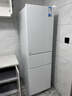 美的（Midea）219L三門(mén)冰箱白色租房家用客廳小型冰箱中門(mén)軟冷凍節能省電低音MR-230TE  曬單實(shí)拍圖