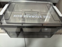 禧天龍多功能五金大小號工具箱家用畫(huà)筆收納盒車(chē)載整理箱雙層16升 灰色 曬單實(shí)拍圖