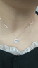 唯一（Winy）藍桉與鳥(niǎo)999足銀項鏈女款2026新款輕奢吊墜送女朋友生日禮物首飾 曬單實(shí)拍圖