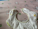 十月結晶花邊圍嘴3條8層加厚0-2歲口水巾嬰幼兒寶寶圍脖吃飯圍兜 27*8cm 曬單實(shí)拍圖
